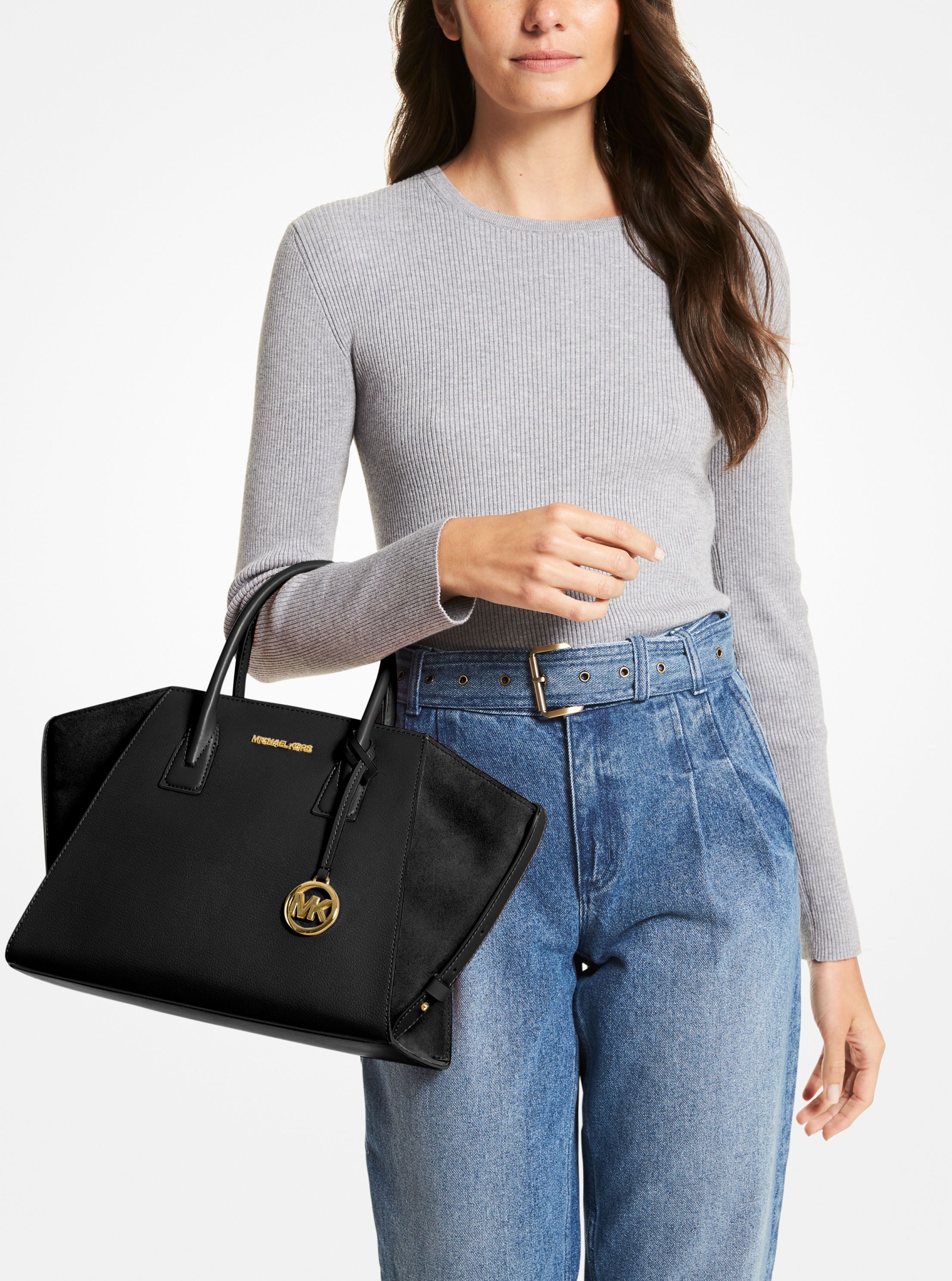mk denim bolsa