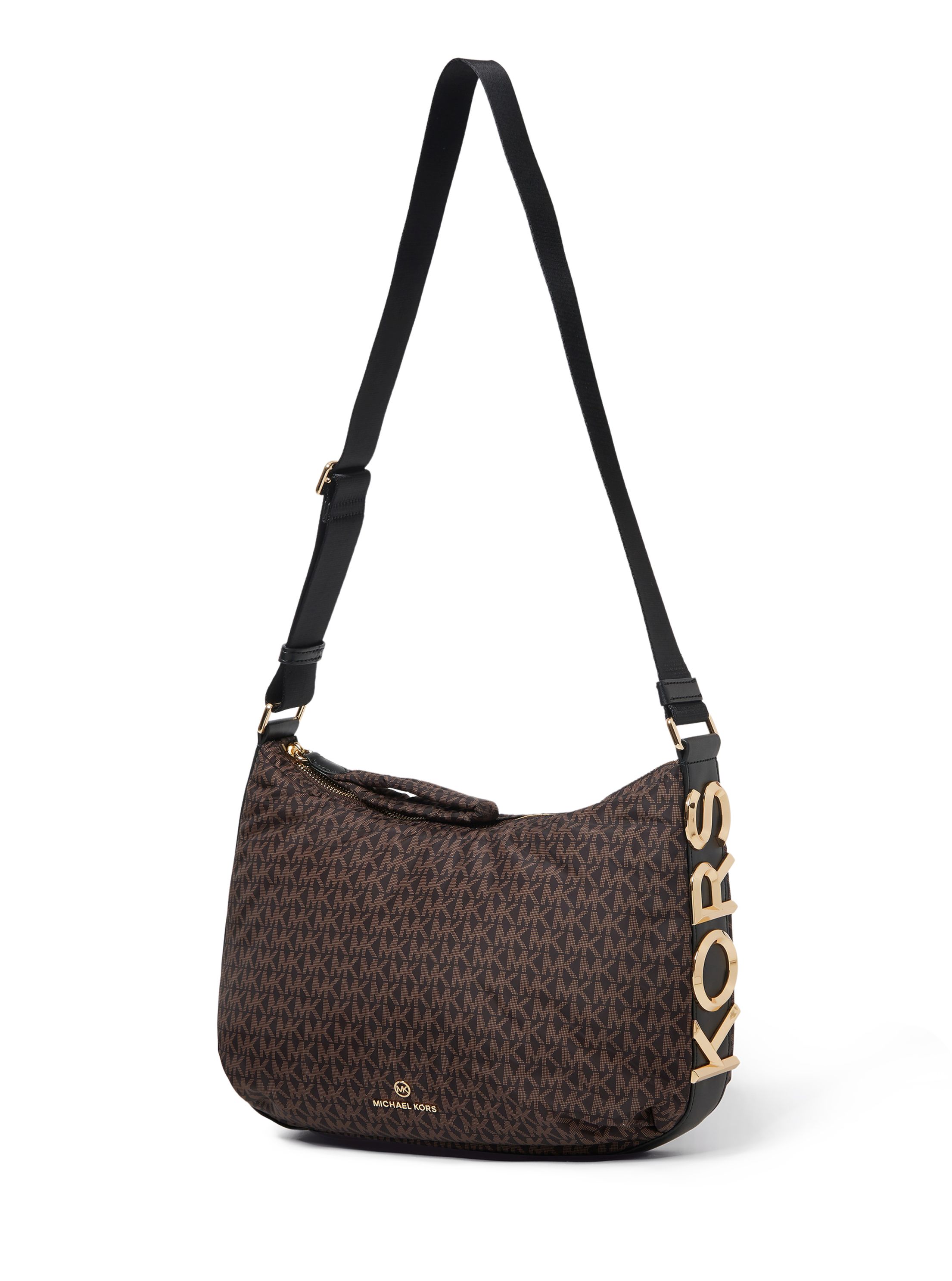 Michael Kors Leonie monogram-logo Backpack - Brown